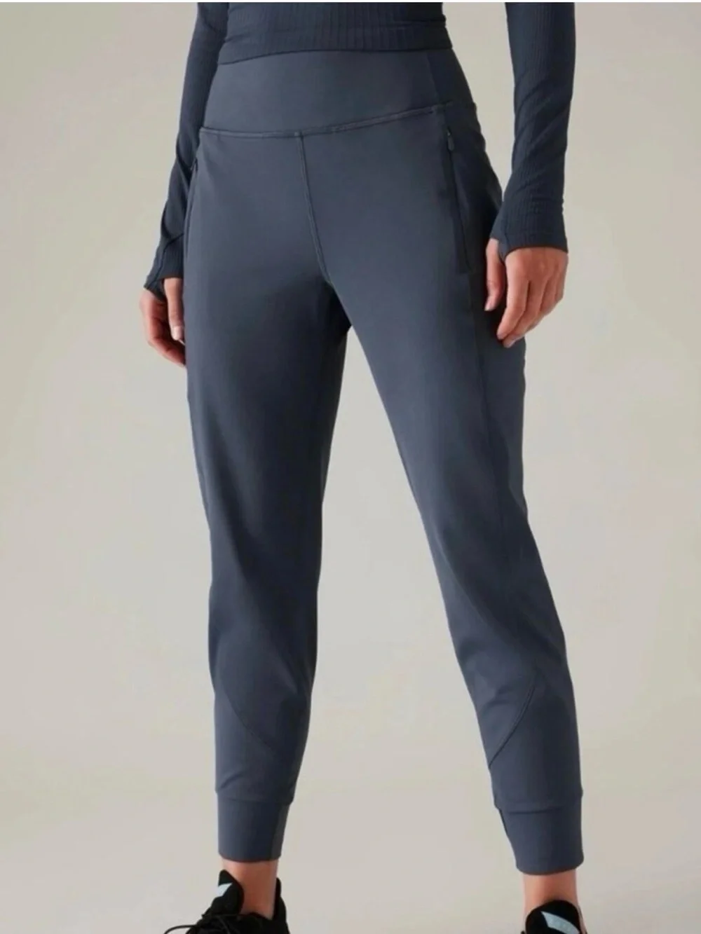 Athleta Rainer Navy High-Rise Jogger Pants
